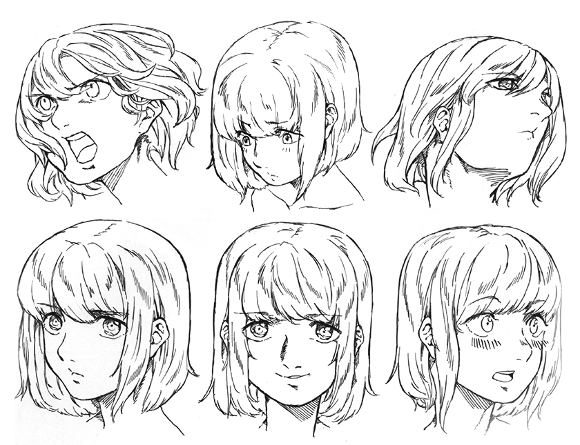 キャラクターの表情の描き方を学ぼう!