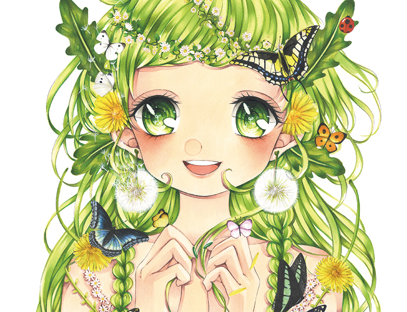 アナログ画材を使ってコミックイラストを描こう!