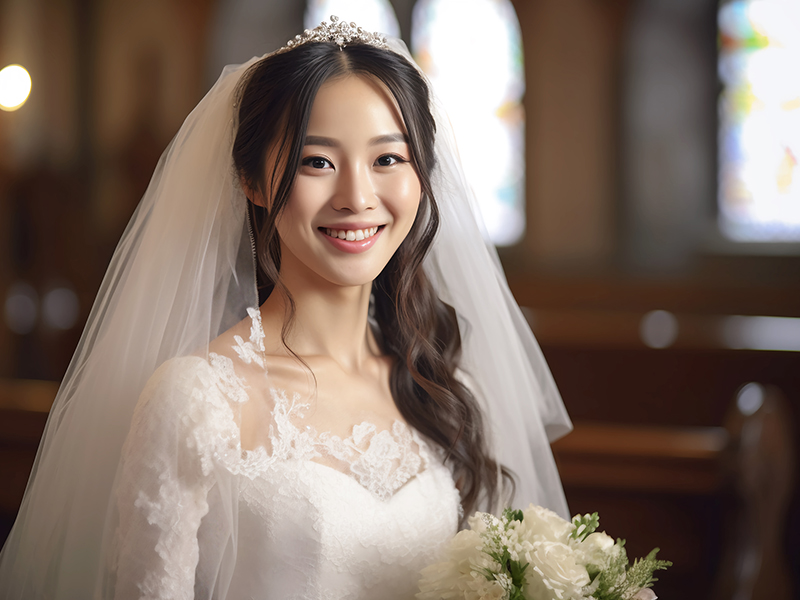 ドレスを着て一日だけの花嫁体験、あなたもプリンセスに♡