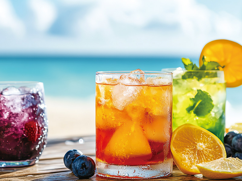夏休み特別企画！真夏に飲む爽快ノンアルコールカクテルのレシピ教えます