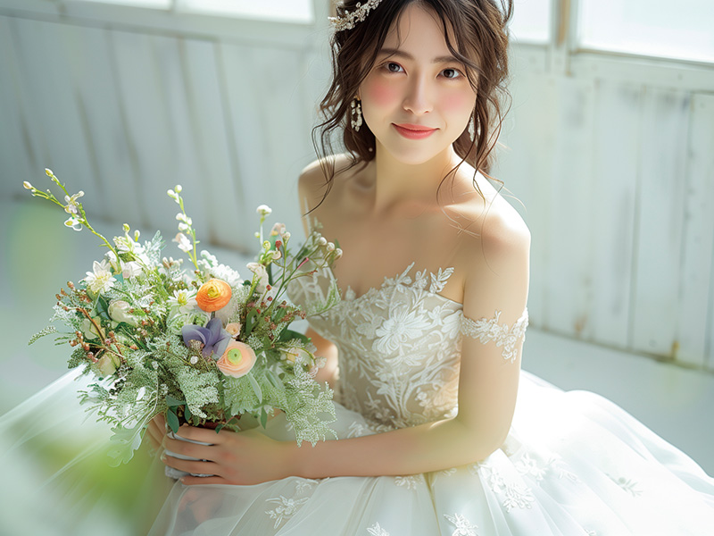 骨格診断をしてドレスを着てみよう!