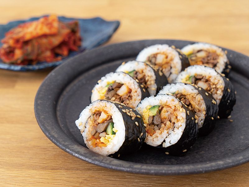 韓国人の先生と一緒にキンパを作って食べよう！