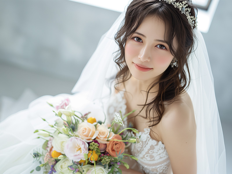 骨格診断をしてドレス試着♡