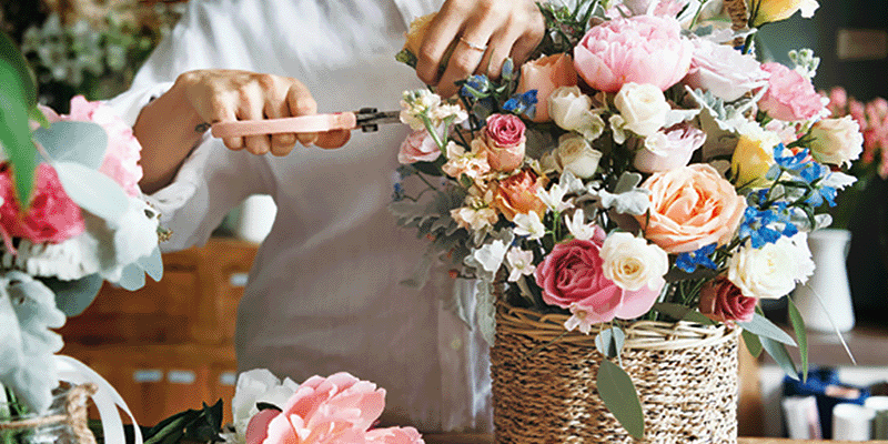 お花屋さん体験～バスケットアレンジ編～ 