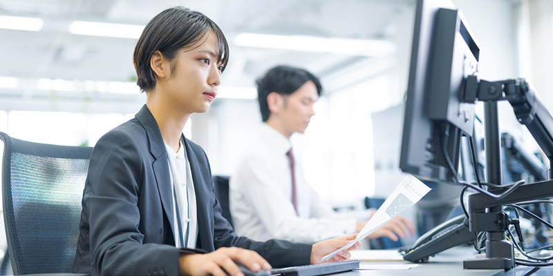 数字で会社を支える事務職体験 