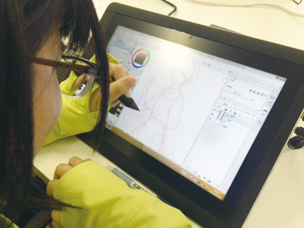 液晶タブレットを使ってイラストを描こう!