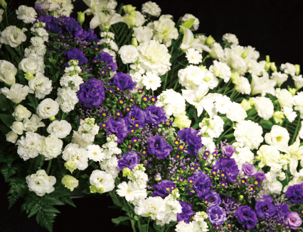 お葬式の花飾りをつくろう!
