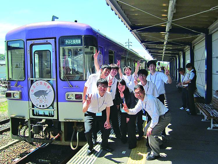 ★産学協同イベント★北条鉄道かぶとむし列車 お仕事体験