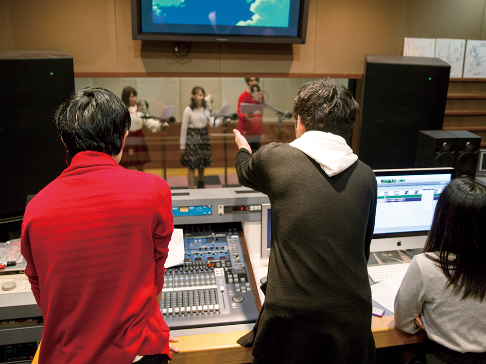 声優と一緒にアニメアテレコ録音スタッフ体験!