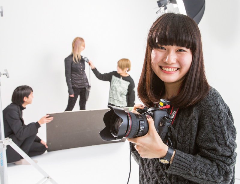 はじめての写真学科ツアー　風景写真、コマーシャル、ファッション写真、ライブ写真