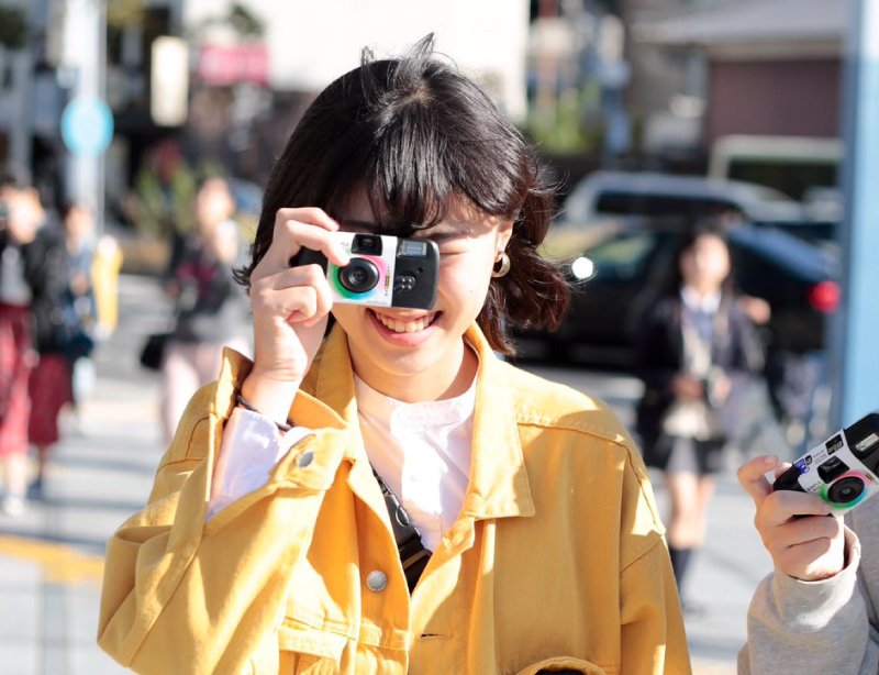 「写ルンです」でロケ撮影体験!