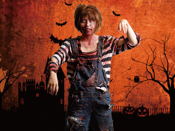 ハロウィンに向けてゾンビメイクにチャレンジ!