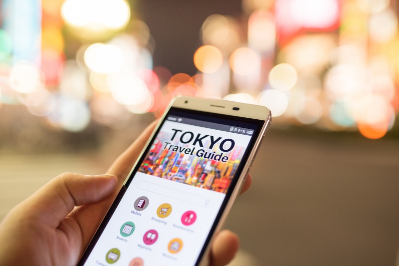【来校】 スマホとアプリを使って観光地の魅力を知ろう!