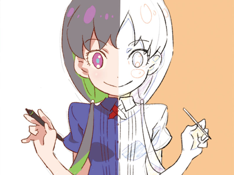 【先輩と話せる！進路研究DAY】動画に着色してみよう！アニメのデジタルペイント体験