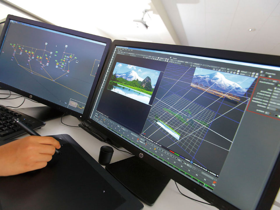 【来校】実写、CGの映画・ドラマなどの合成技術を体験 ~【Nuke】でデジタル合成~