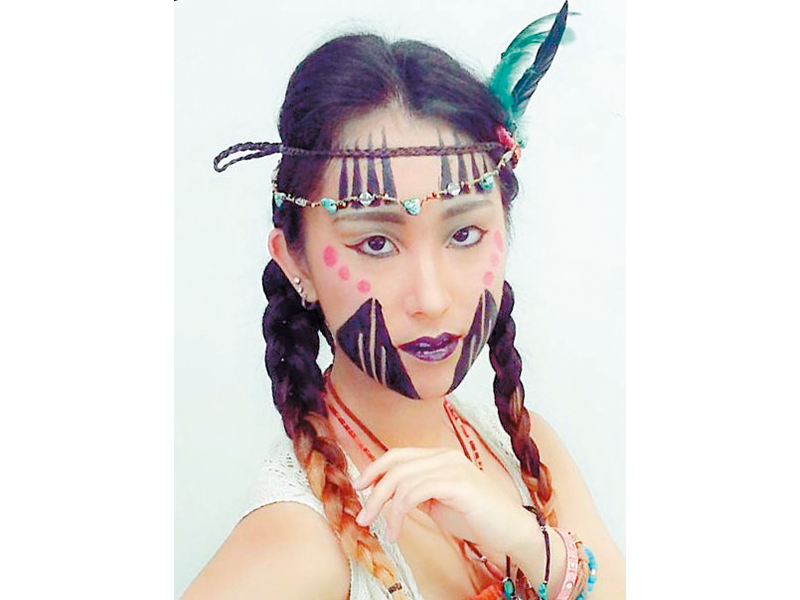 マンスリーヘアメイク体験 民族メイクテクニック