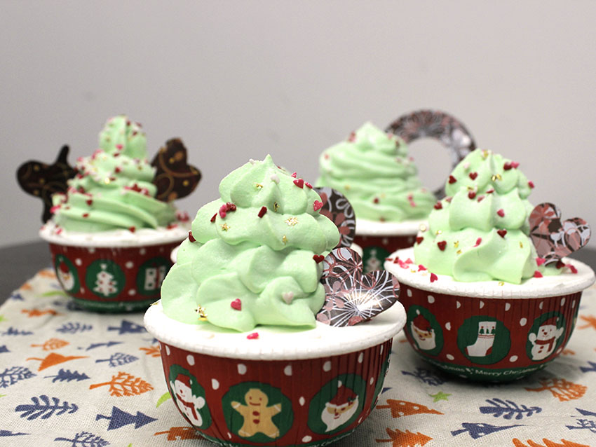 AOプレスクール クリスマスのカフェメニュー