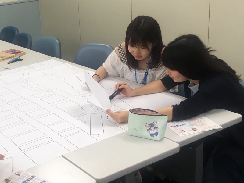 【AOプレスクール】内幸町MAPを作ろう! グループワーク 企業研究