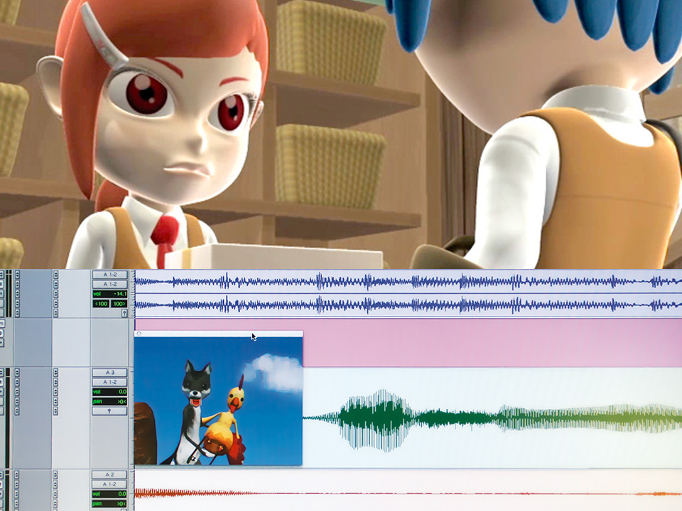 アニメに命を吹き込む、セリフや効果音を入れよう!