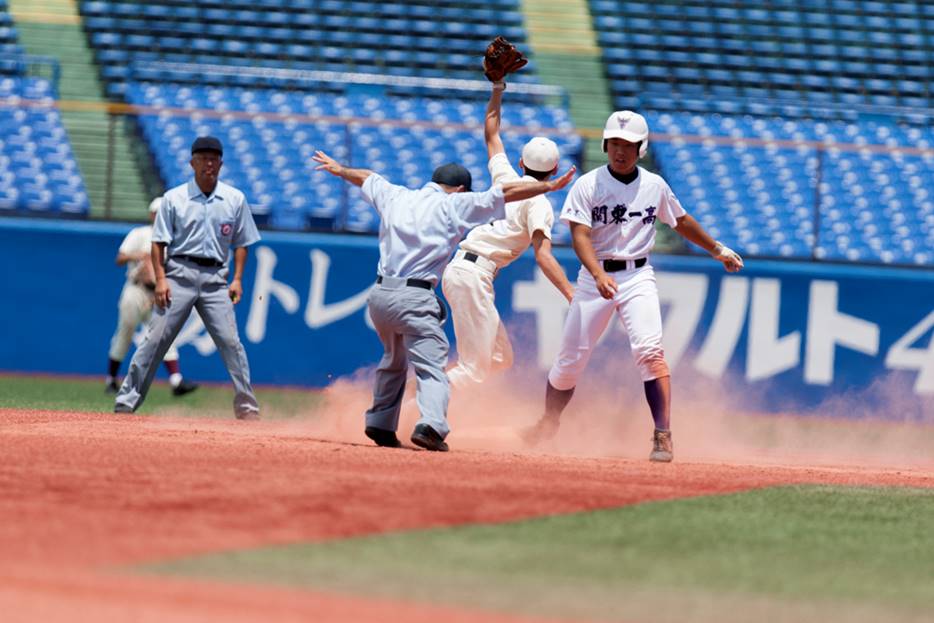 スポーツ好き集まれ!高校野球を撮影