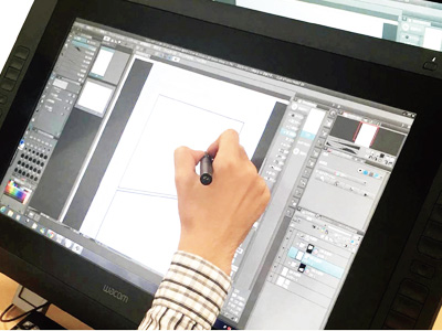 【来校】▶デジタルマンガ入門◀ 最新液晶タブレットでマンガを描こう