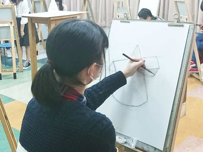 デッサン幾何学形体