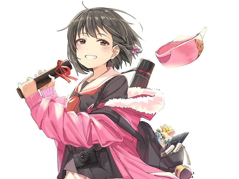 春の風物詩を使ったキャラクターを描いてみよう!