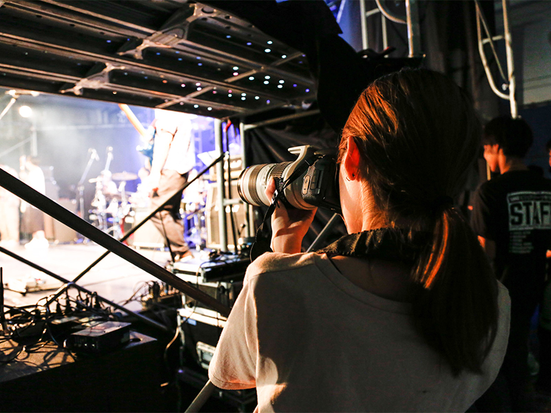 ライブステージ撮影体験